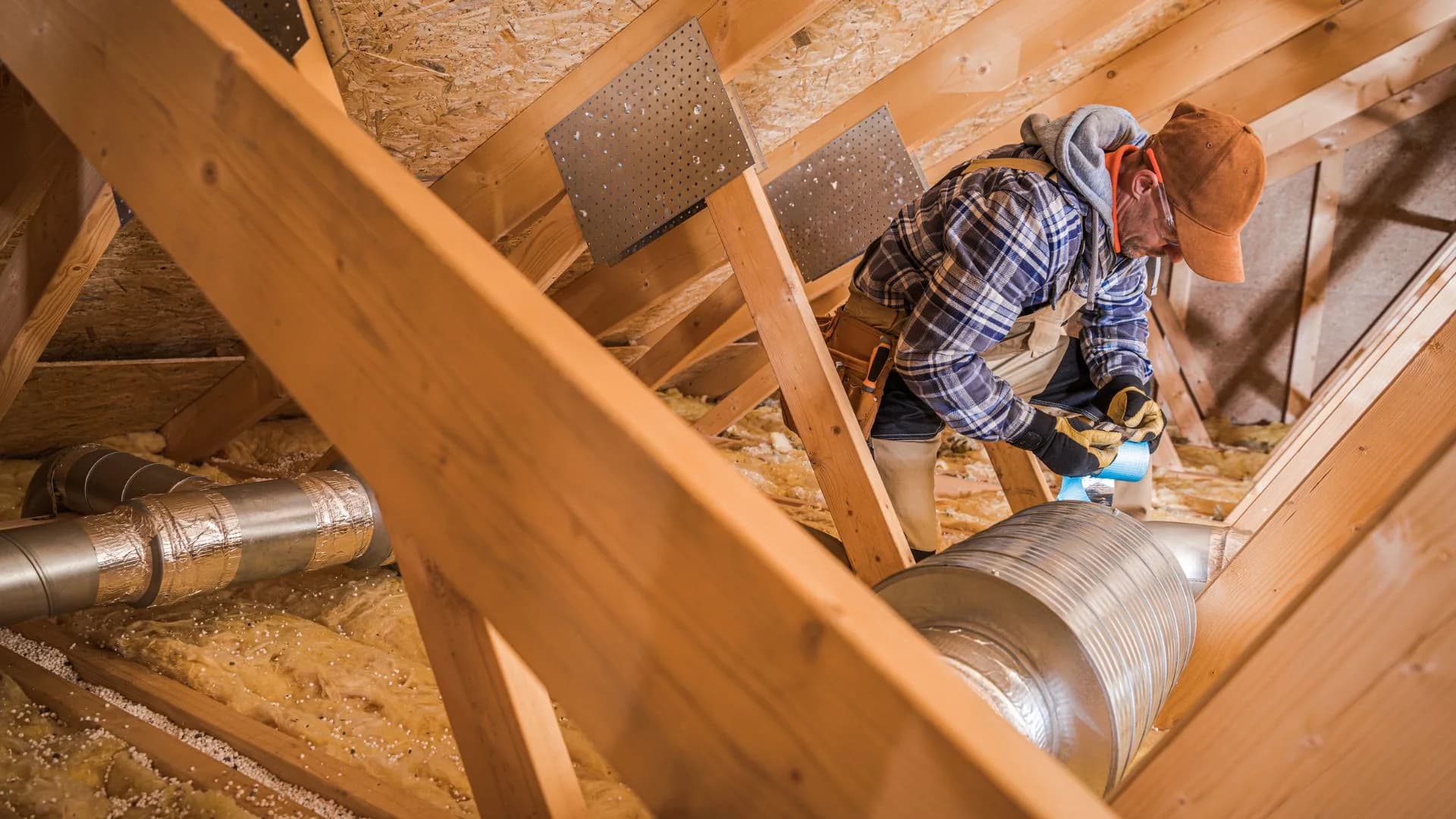 Roof ventilation work by Strength Roofing & Siding